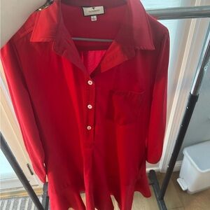 Tuckernuck Red Midi Dress